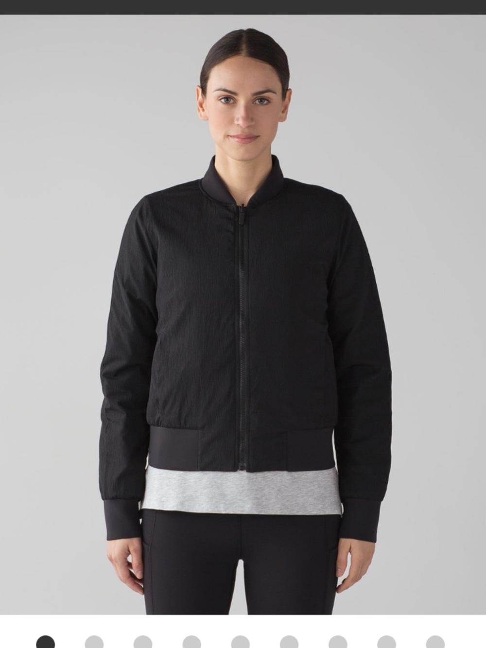 lululemon athletica Black Women's Bomber Jacket